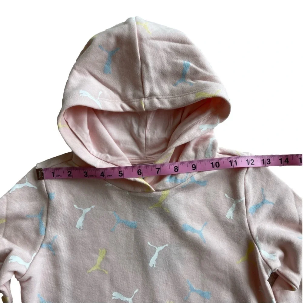 Puma Pink Hoodie Youth Extra Small 5/6 NWT